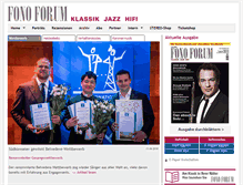 Tablet Screenshot of fonoforum.de